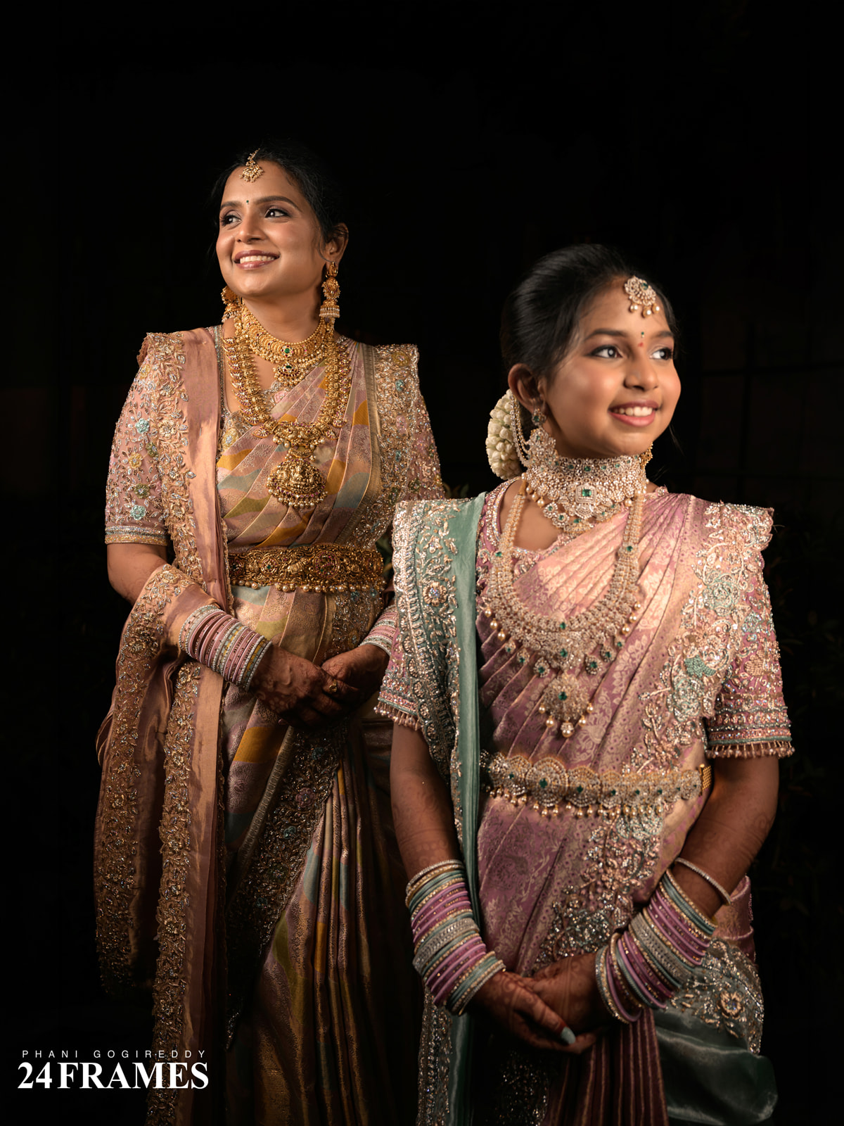 Half Saree beauty styling